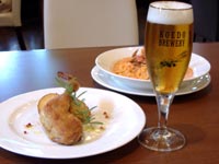 ピルスナーと料理